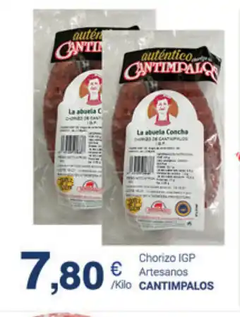 Supermercados Plaza Cantimpalos Chorizo IGP Artesanos oferta