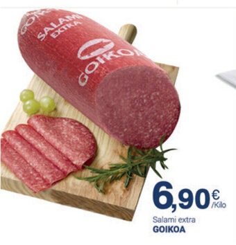 Supermercados Plaza Goikoa Salami extra oferta