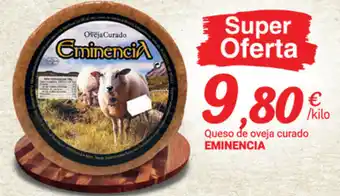 Supermercados Plaza Eminencia Queso de oveja curado oferta
