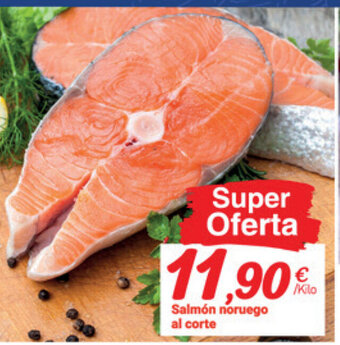 Supermercados Plaza Salmón noruego al corte oferta