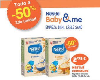 Supermercados Plaza Nestlé Cereales 500g oferta