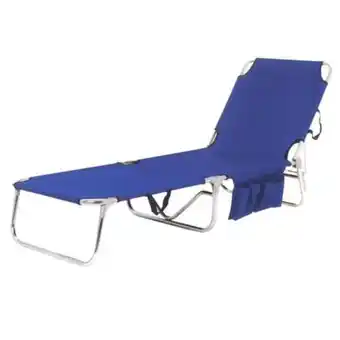 Brico Depôt Tumbona playa metal cama thassos azul oferta