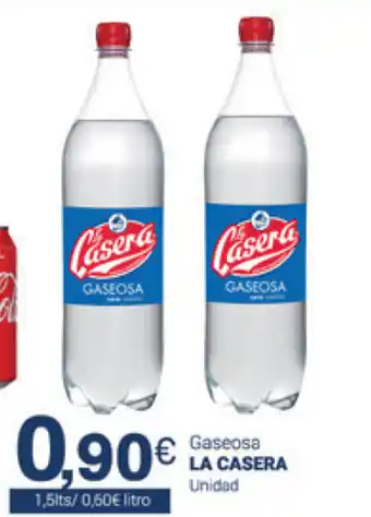 Supermercados Plaza La Casera Gaseosa 1,5lts oferta