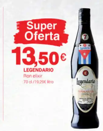 Legendario Ron elixer 70cl
