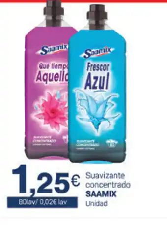 Supermercados Plaza Saamix Suavizante Concentrado oferta
