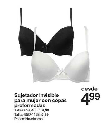 Zeeman Sujetador Invisible Para Mujer Con Copas Preformadas oferta