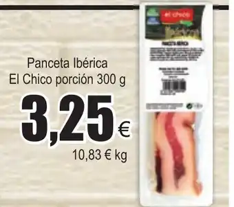 FROIZ Panceta Ibérica El Chico porción 300g oferta