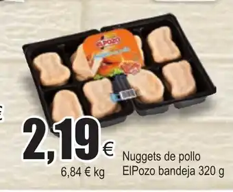 FROIZ Nuggets de pollo Elpozo bandeja 320g oferta