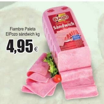FROIZ Fiambre Paleta ElPozo sándwich kg oferta