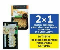 Carrefour En todos los platos preparados refrigerados ta-tung oferta