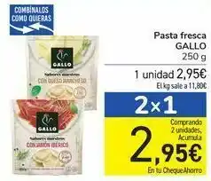 Carrefour Pasta fresca gallo oferta
