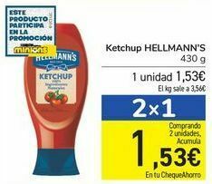 Carrefour Ketchup hellmann's oferta