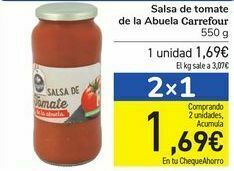 Carrefour Salsa de tomate de la abuela carrefour oferta