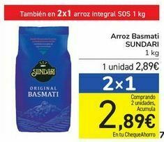 Carrefour Arroz basmati sundari oferta