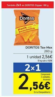 Carrefour Doritos tex-mex oferta