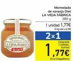 Carrefour Mermelada de naranja diet la vieja fábrica oferta
