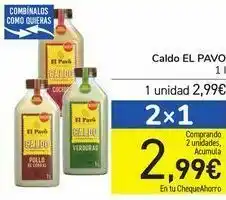 Carrefour Caldo el pavo oferta