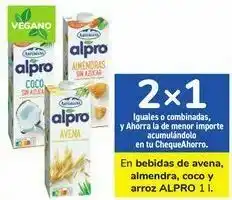 Carrefour En bebidas de avena, almendra, coco y arroz alpro oferta