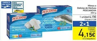 Carrefour Mimos o delicias de merluza pescanova oferta