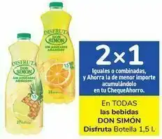 Carrefour En todas las bebidas don simón disfruta botella oferta