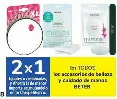 Carrefour En todos los accesorios de belleza y cuidado de manos beter oferta