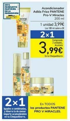 Carrefour En todos los productos pantene pro v miracles oferta