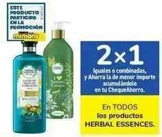 Carrefour En todos los productos herbal essences oferta