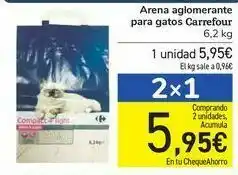 Carrefour Arena aglomerante para gatos carrefour oferta
