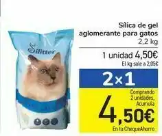 Carrefour Sílica de gel aglomerante para gatos oferta