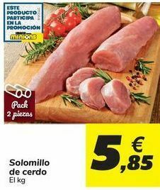 Carrefour Solomillo de cerdo oferta