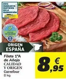 Carrefour Filete de 1ªa de añojo calidad y origen carrefour oferta