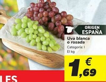 Carrefour Uva blanca o rosada oferta
