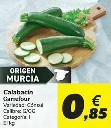 Carrefour Calabacín carrefour oferta