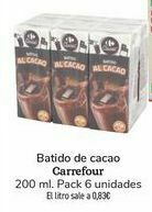 Carrefour Batido de cacao carrefour oferta