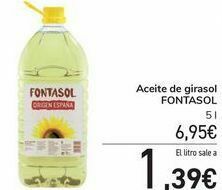 Carrefour Aceite de girasol fontasol oferta
