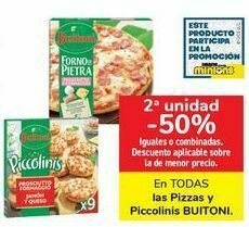 Carrefour En todas las pizzas y piccolinis buitoni oferta