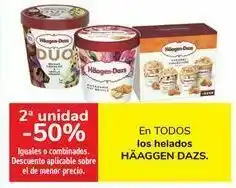 Carrefour En todos los helados häaggen dazs oferta