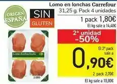 Carrefour Lomo en lonchas carrefour oferta