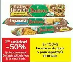 Carrefour En todas las masas de pizza y para repostería buitoni oferta