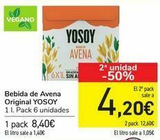Carrefour Bebida de avena original yosoy oferta