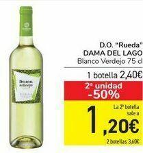 Carrefour D.o. rueda dama del lago blanco verdejo oferta