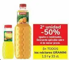 Carrefour En todos los néctares granini oferta
