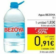 Carrefour Agua bezoya oferta