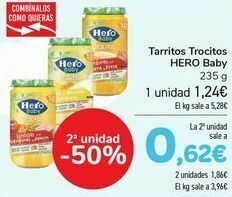 Carrefour Tarritos trocitos hero baby oferta