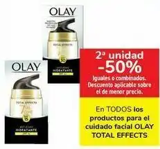 Carrefour En todos los productos para el cuidado facial olay total effects oferta