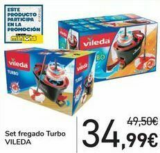 Carrefour Set fregado turbo vileda oferta