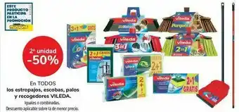 Carrefour En todos los estropajos, escobas, palos y recogedores vileda oferta