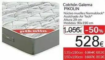 Carrefour Colchón galerna pikolin oferta