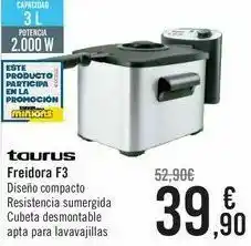 Carrefour Taurus freidora f3 oferta