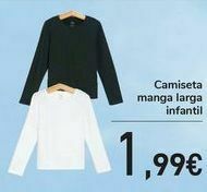 Carrefour Camiseta manga larga infantil oferta